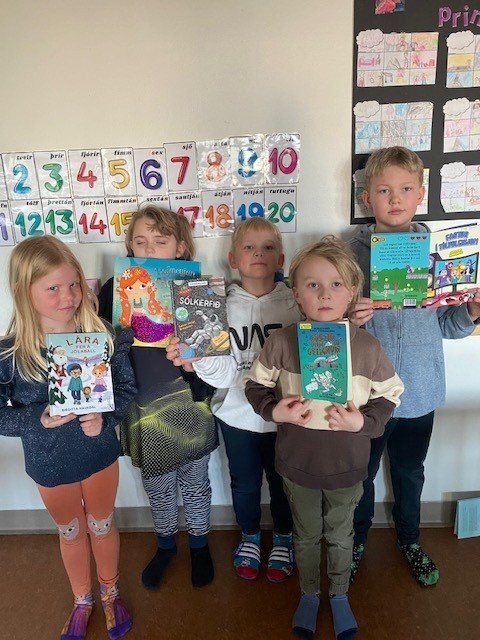 Bókamessa í 2.bekk