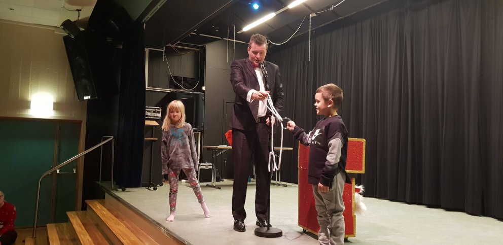 Töframaður í heimsókn