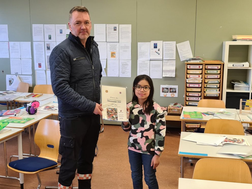 Vinningshafi í eldvarnagetraun slökkviliðsins