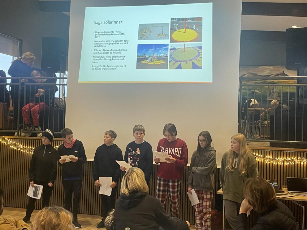 Heimsókn frá mennta- og barnamálaráðuneytinu