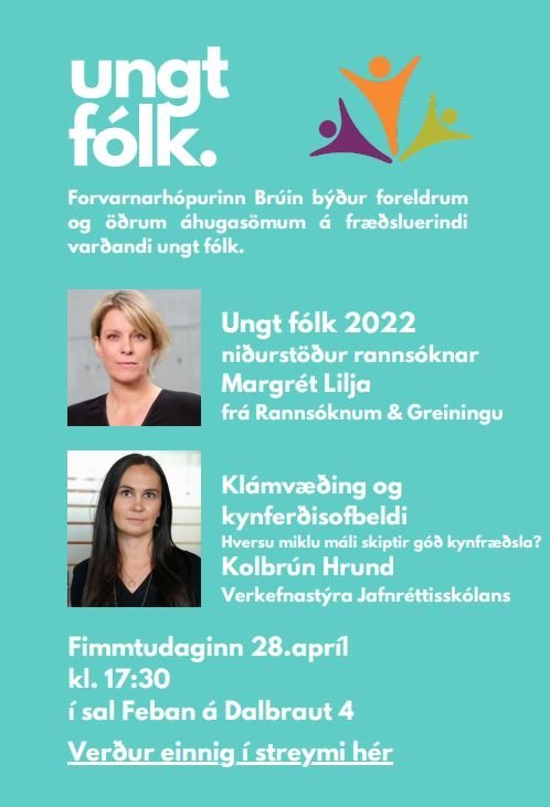 Fræðsluerindi 28. apríl