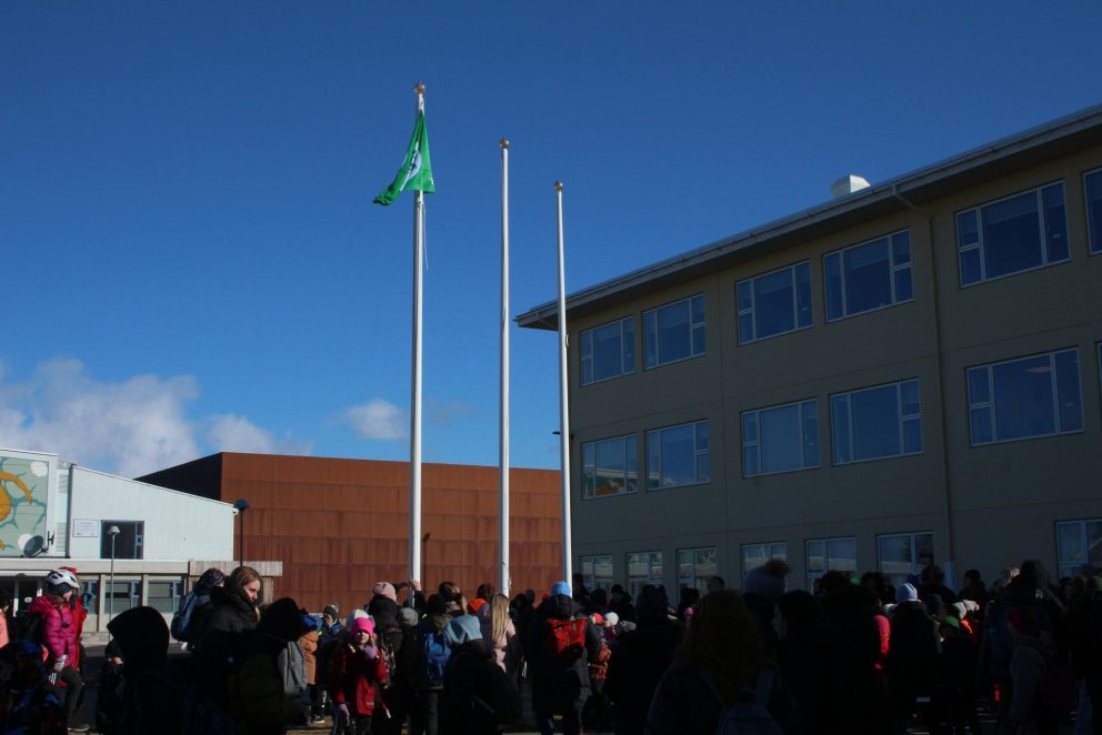 Grænfána flaggað í sjöunda sinn