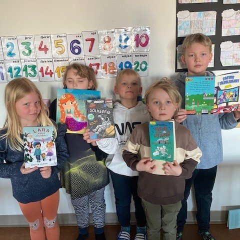 Bókamessa í 2.bekk