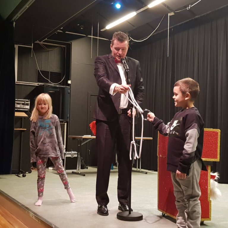 Töframaður í heimsókn