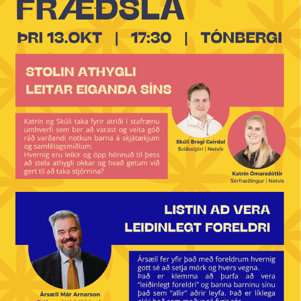 Foreldrafræðsla í Tónbergi
