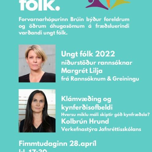 Fræðsluerindi 28. apríl