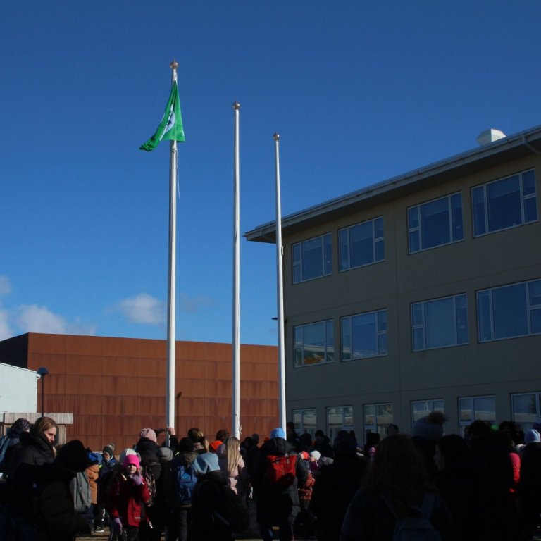 Grænfána flaggað í sjöunda sinn