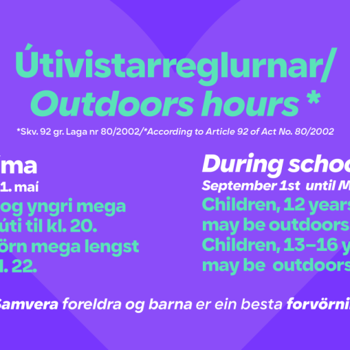 Útivistartími barna og unglinga