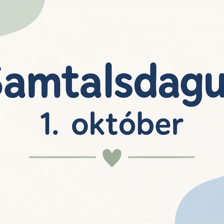 Samtalsdagur 1. október